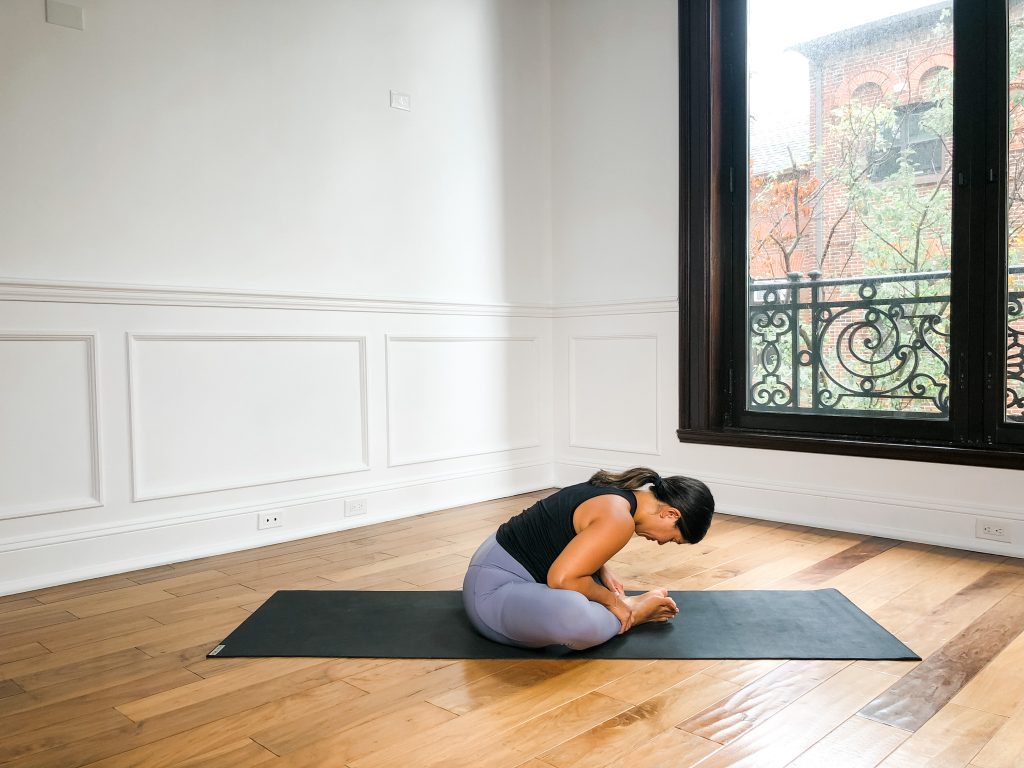 Person in Bound Angle Pose