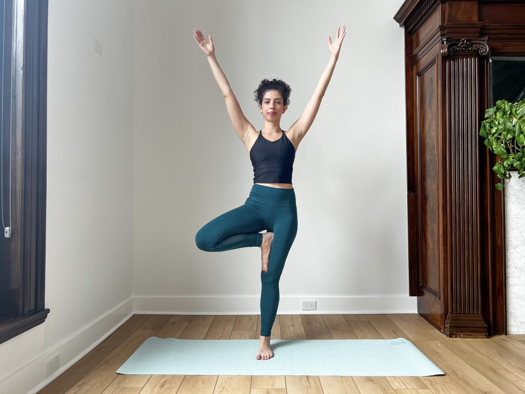 Girl in Tree Pose