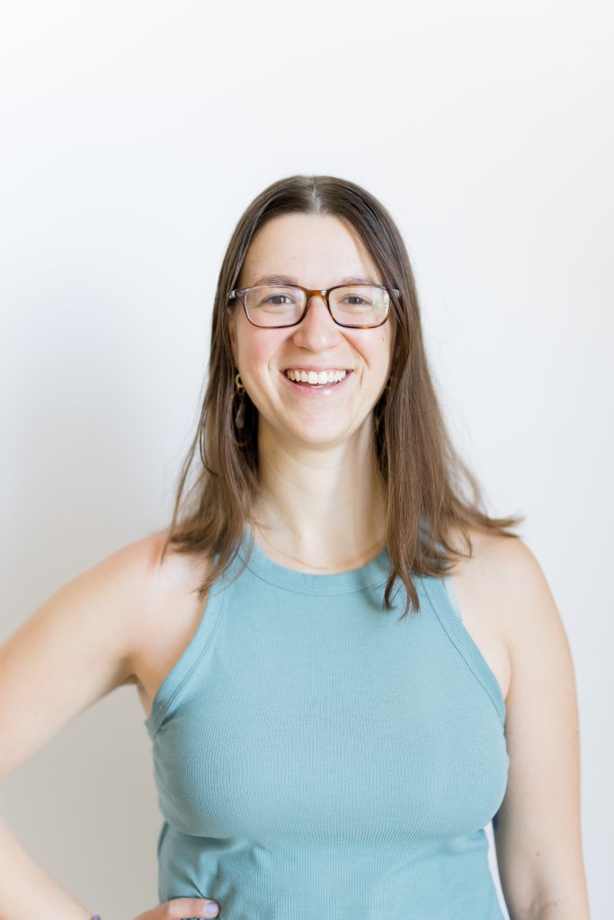 Lucianna of YogaRenew smiling at the camera