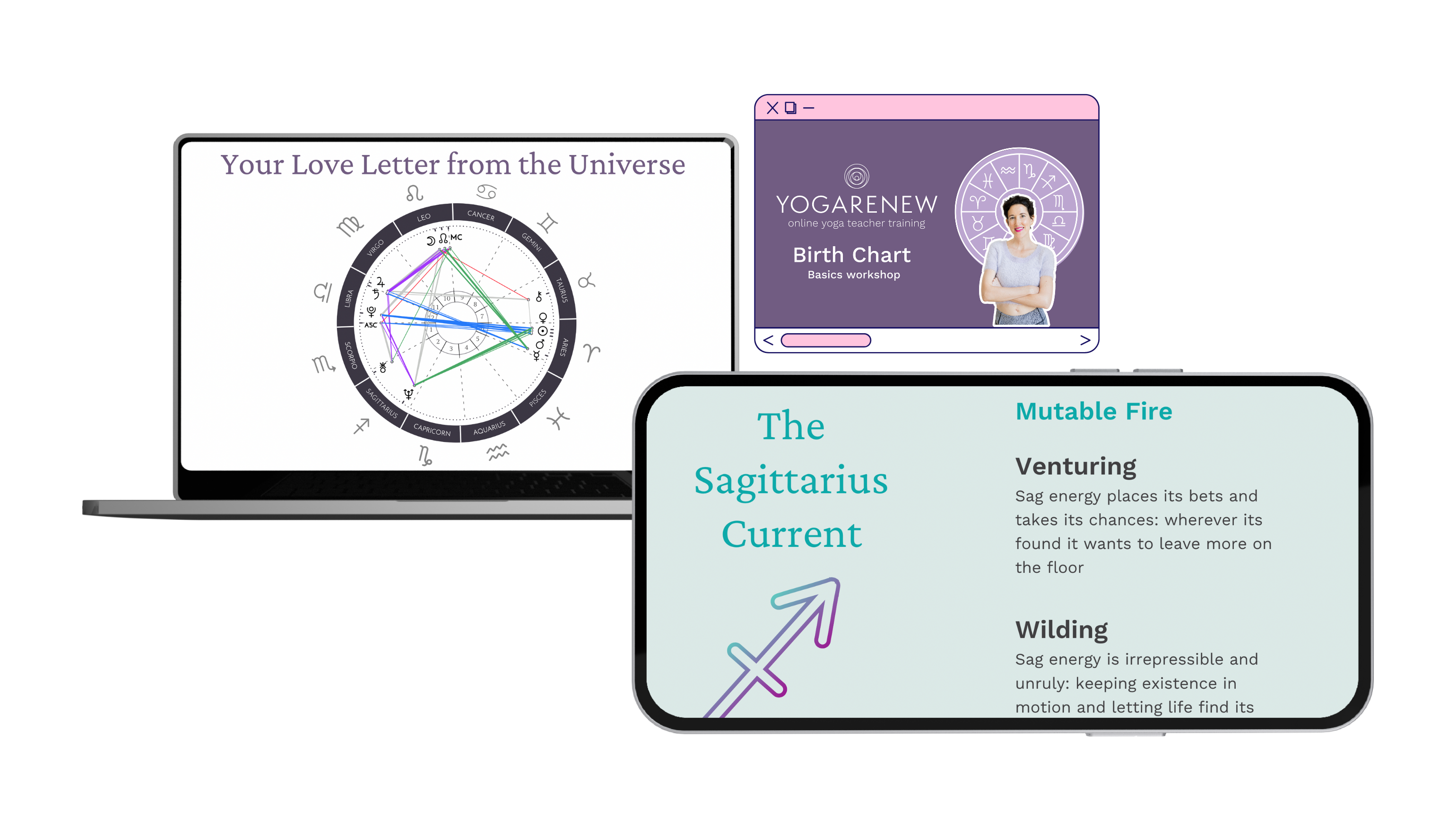 Birth Chart Basics Device Graphic