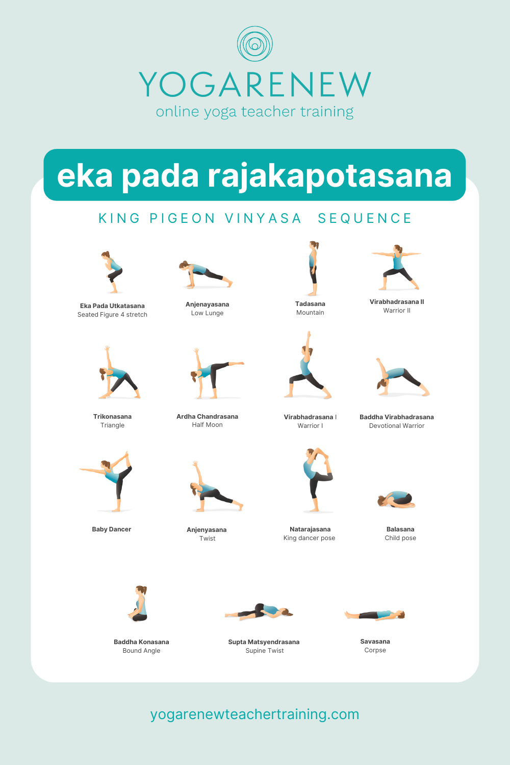 King Pigeon Pose PDF