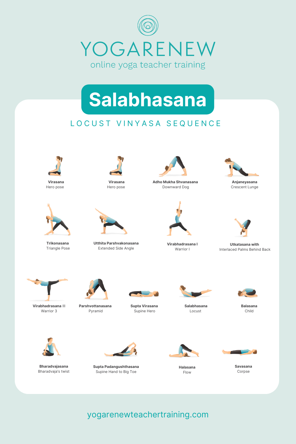 Locust Pose Sequence PDF